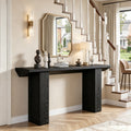 Fnova 62.99-Inch Farmhouse Console Table, Modern Wooden Narrow Entryway Table, Long Behind Couch Table for Living Room, Hallway, Entrance,WM010394_B_US
