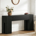 Fnova 71-Inch Long Console Table, Farmhouse Wood Grain Entryway Table, Narrow Rectangular Sofa Table Behind Couch for Entrance, Hallway, Living Room,WM010301M_B_US