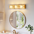 Fnova 22" LED Gold Vanity Lights, Modern 3CCT Dimmable Bathroom Light Fixtures (ETL Listed, Bulbs Included),0