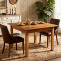 Fnova 39.4-Inch Square Farmhouse Dining Table, 4-Seater Wood Coffee Table, Modern Kitchen Table with Solid Wood Legs, for Dining Room(Chairs Not Included),WM010205M_F1889_US