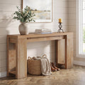 Fnova 70.9-Inch Extra Long Console Table, Wide Sideboard Sofa Table, Farmhouse Entryway Table Behind Couch Accent Table for Living Room Hallway Home Decor Furniture,WM010223C_LBN_Tables