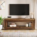 Fnova 63-Inch Modern TV Stand, Wooden Farmhouse Console Table, Narrow Entryway Sofa Table for Behind Couch, Living Room, Hallway, Bedroom,WM011321_BN_Cabinet