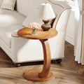Fnova End Table Narrow Side Tables Modern Wooden Sofa Table with Storage Shelf, Farmhouse Bedside Table, Easy Assembly, Corner Table, Drink Table for Living Room, Bedroom, Nightstand,WM010101M_F1829_US