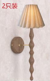 Fnova 1-Light Vintage Wall Sconce with Linen Fabric Shade, E12 Base, ETL Certified for Bedroom Living Room Bathroom,WM011147_WBN_US