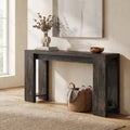 Fnova 70.9-Inch Extra Long Console Table, Wide Sideboard Sofa Table, Farmhouse Entryway Table Behind Couch Accent Table for Living Room Hallway Home Decor Furniture,WM010223C_B_Tables