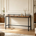 Fnova 70.9-Inch Console Table, Extra Long Sofa Table, Narrow Modern Entryway Table Behind Couch, Entryway Table for Living Room, Hallway, Foyer,WM010371_BNB_US