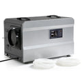 Fnova 145 Pints Crawl Space Dehumidifier with Pump, Commercial Basement Dehumidifier with Drain Hose, Auto Defrost, Humidity Control, Timer, Up to 1,600 Sq. Ft.