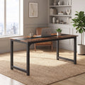 Fnova 70.9-Inch Computer Desk, Reinforced Steel Frame Wooden Desk for Home Office Workstation, Conference Room, Study Room & Modern Home,WM010497_BNB_US1