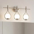 Fnova 3-Light Bathroom Vanity Light with Milk Glass Shade, G9 Base, UL Certified, Up/Down Install for Bathroom Vanity Bedroom,WM011140_S_US