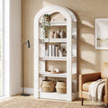 Fnova 5-Tier Arch-Shaped Storage Shelf Unit, Modern Open Display with Anti-Tip Kit for Living Room Bedroom Home Office,WM010565_W_US